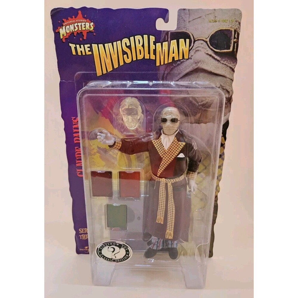 Sideshow Toys Universal Monsters The Invisible Man  Action Figure #2. NIB.